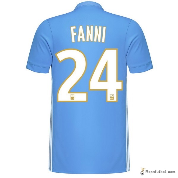 Camiseta Marsella Replica Segunda Ropa Fanni 2017/18